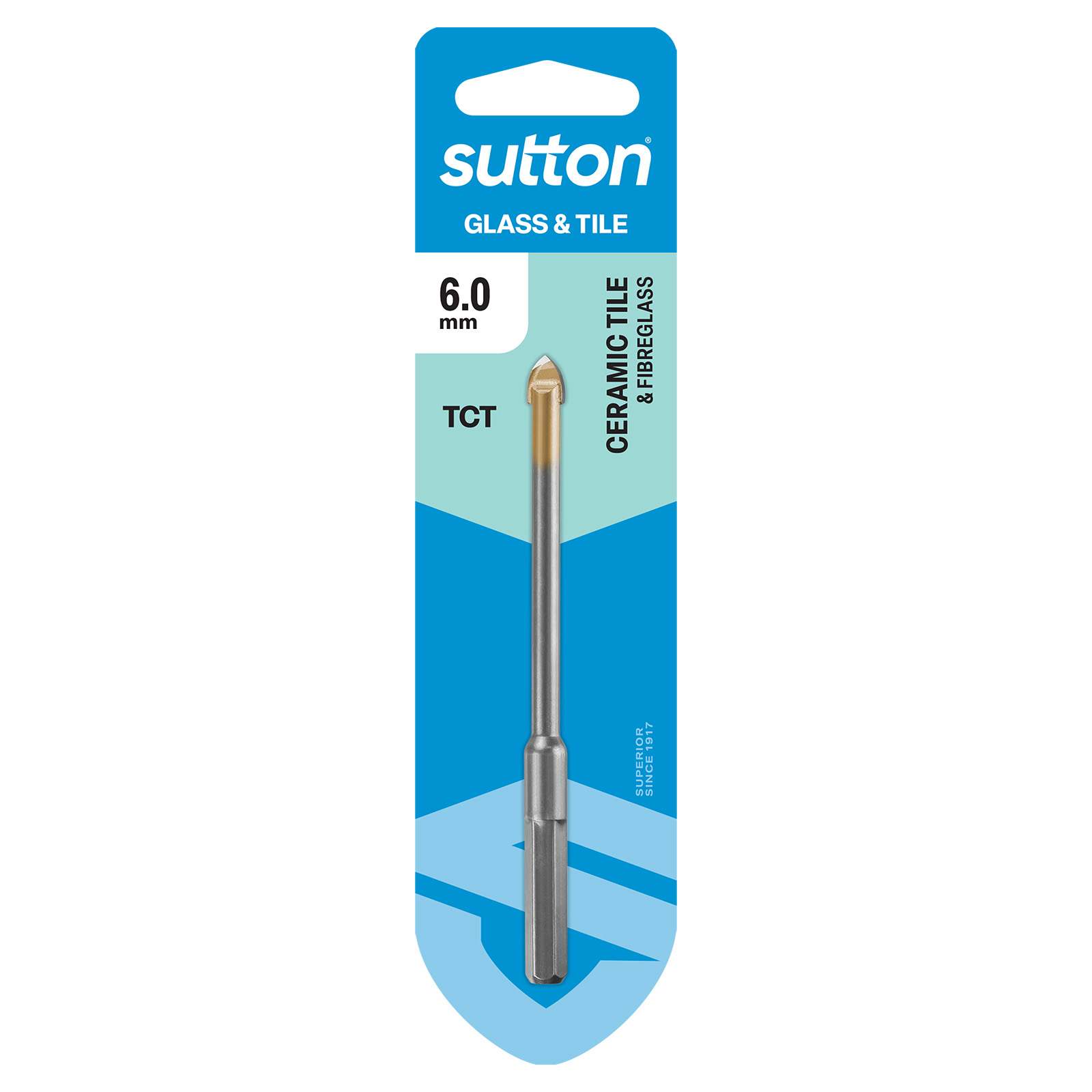 Product: DRILL D604 GLASS & TILE BIT CARDED 6.0MM