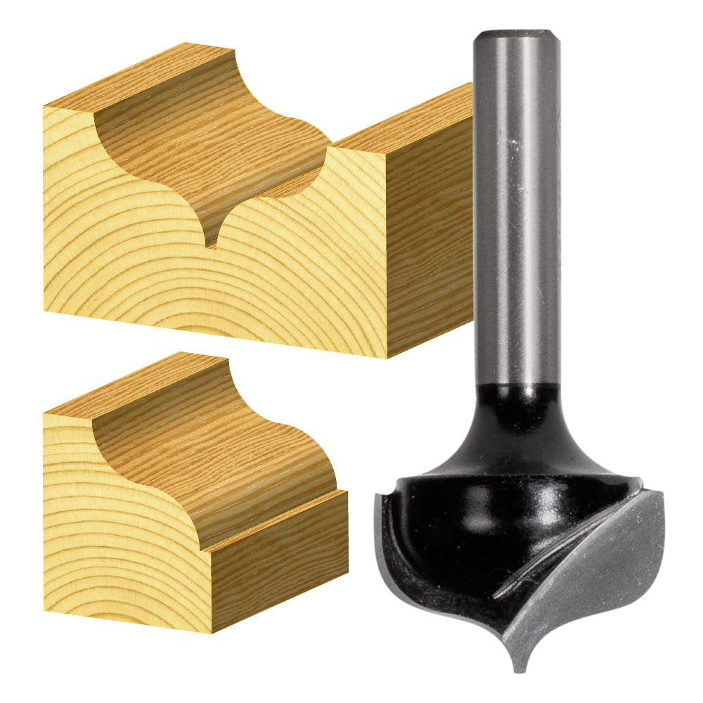 2 Flute - Ogee Bit Fine Point - Carbide Tipped - Carbitool