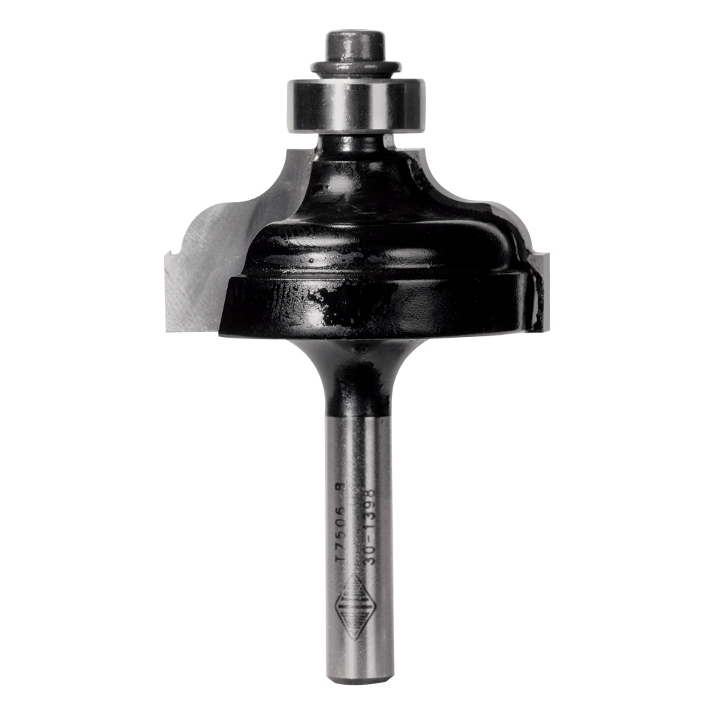 2 Flute - Ogee Bit with Ball Bearing Guide - Carbide Tipped
