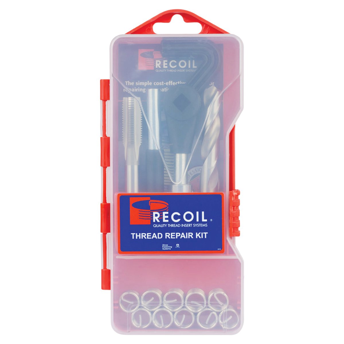 RECOIL  Recoil 34006 Pro Series UNF Thread Repair Kit, 10, 1/4, 5/16, 3/8,  7/16, 1/2