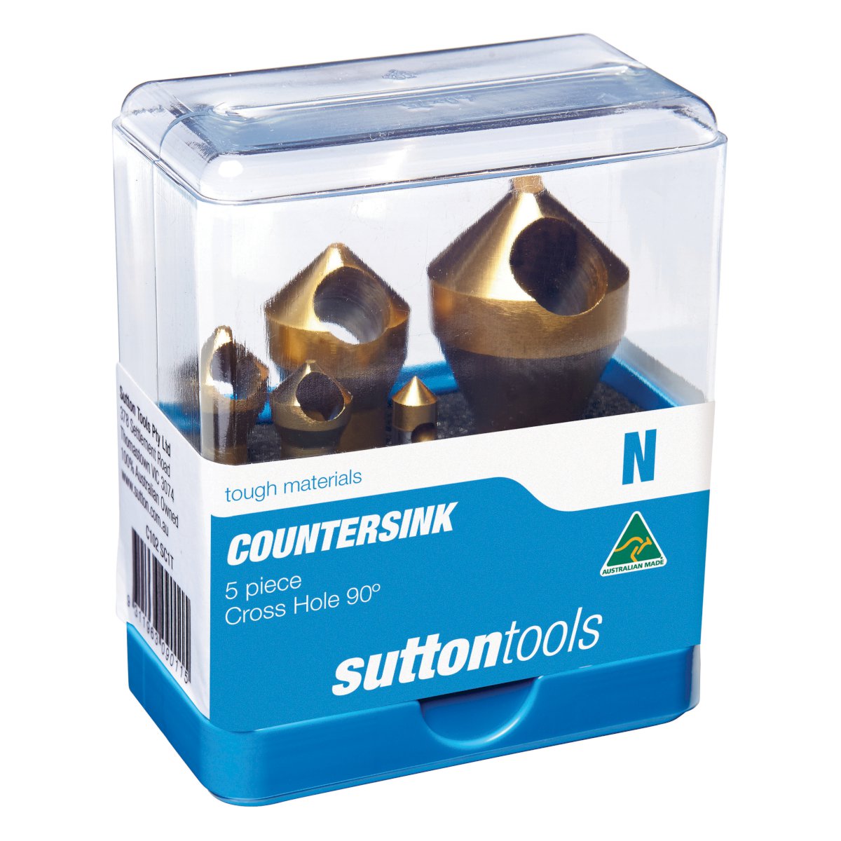 Terrax By Cone And Deburring Countersink Set DIN 335 Shape C 90 HSS In Plastic 