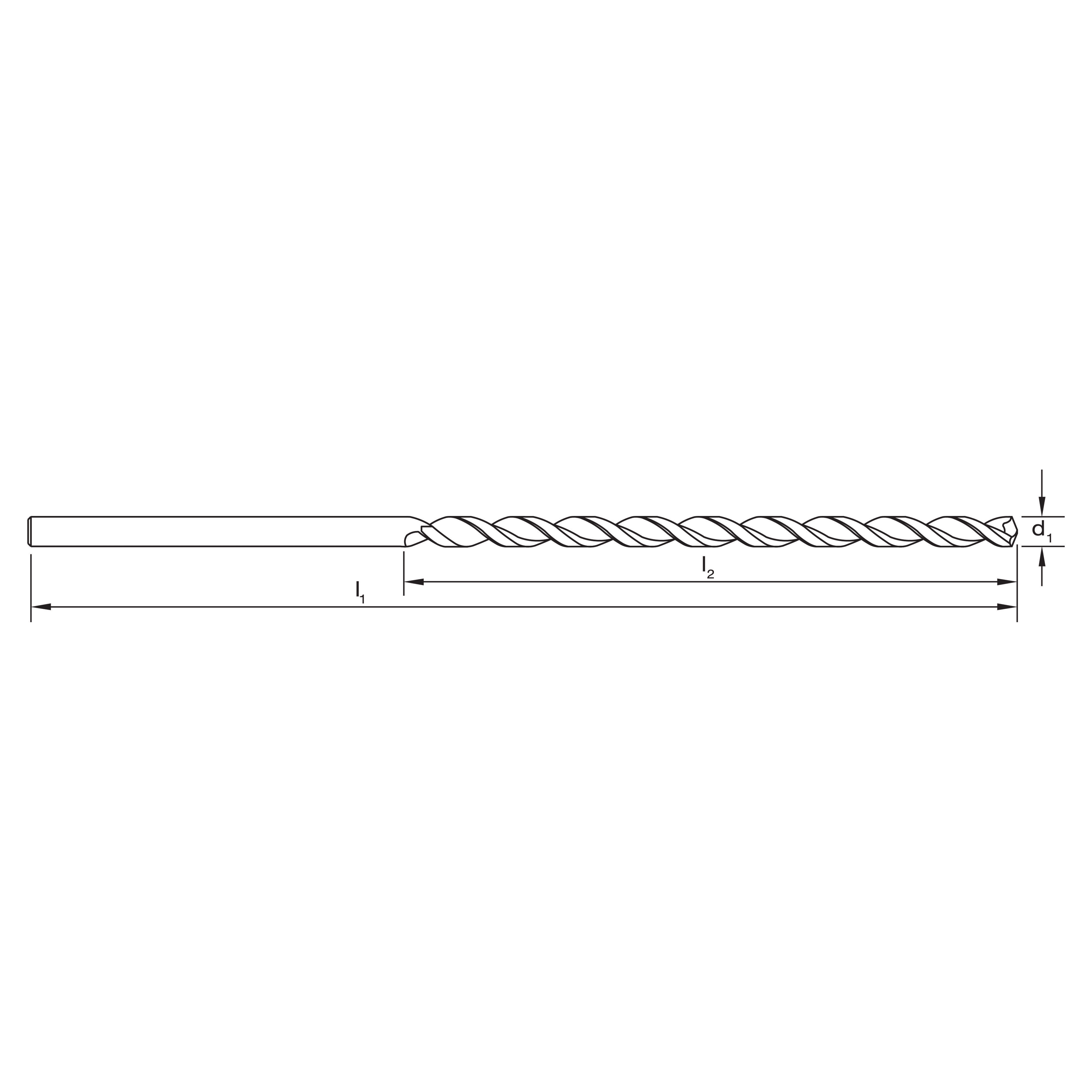 Extra Long Series Drills - DHXL - 3