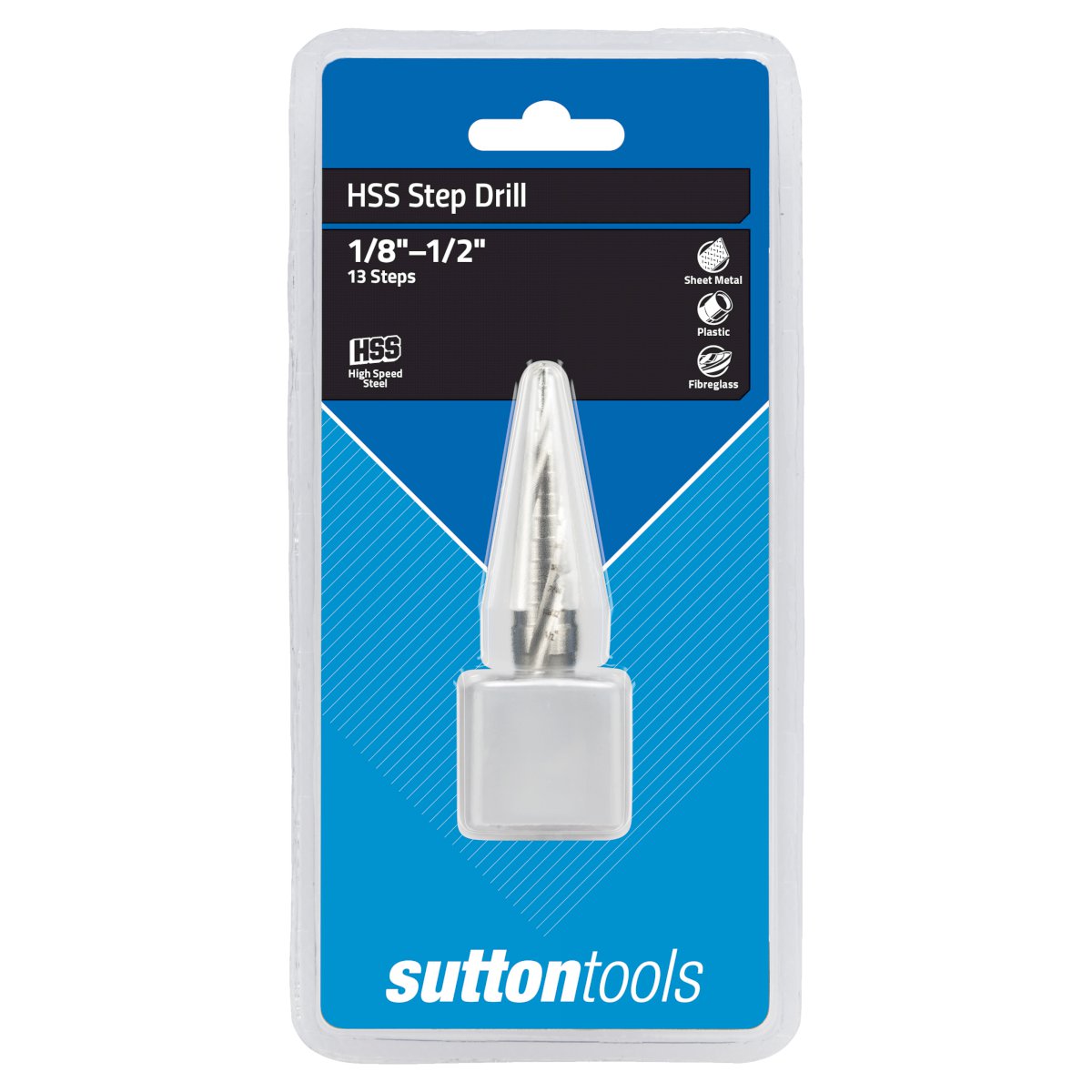 HSS Step Drill - Carded | Sutton Tools