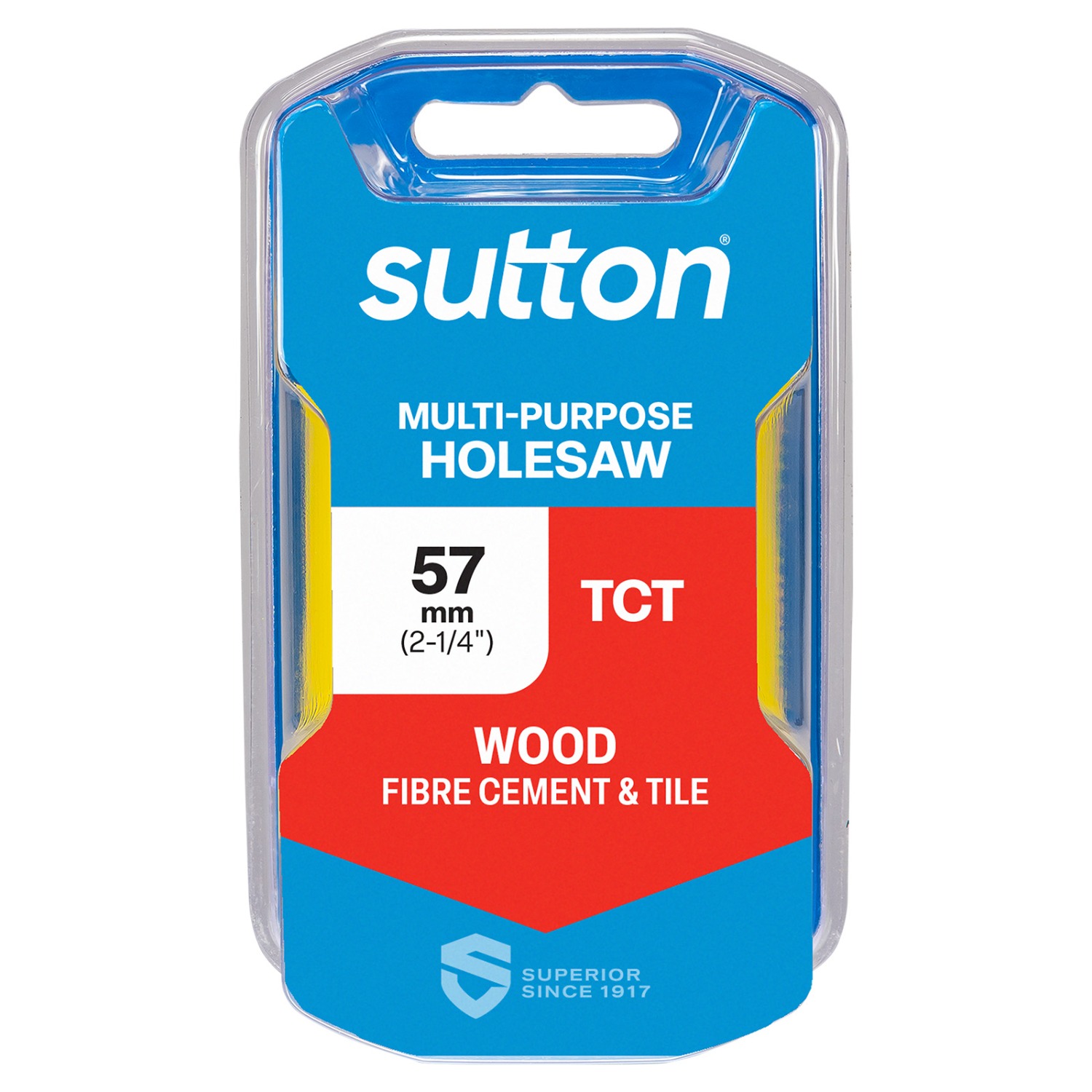 SUTTON 70mm FIBRE CEMENT ETC 2-3/4" TCT MULTI-PURPOSE HOLESAW FOR WOOD 