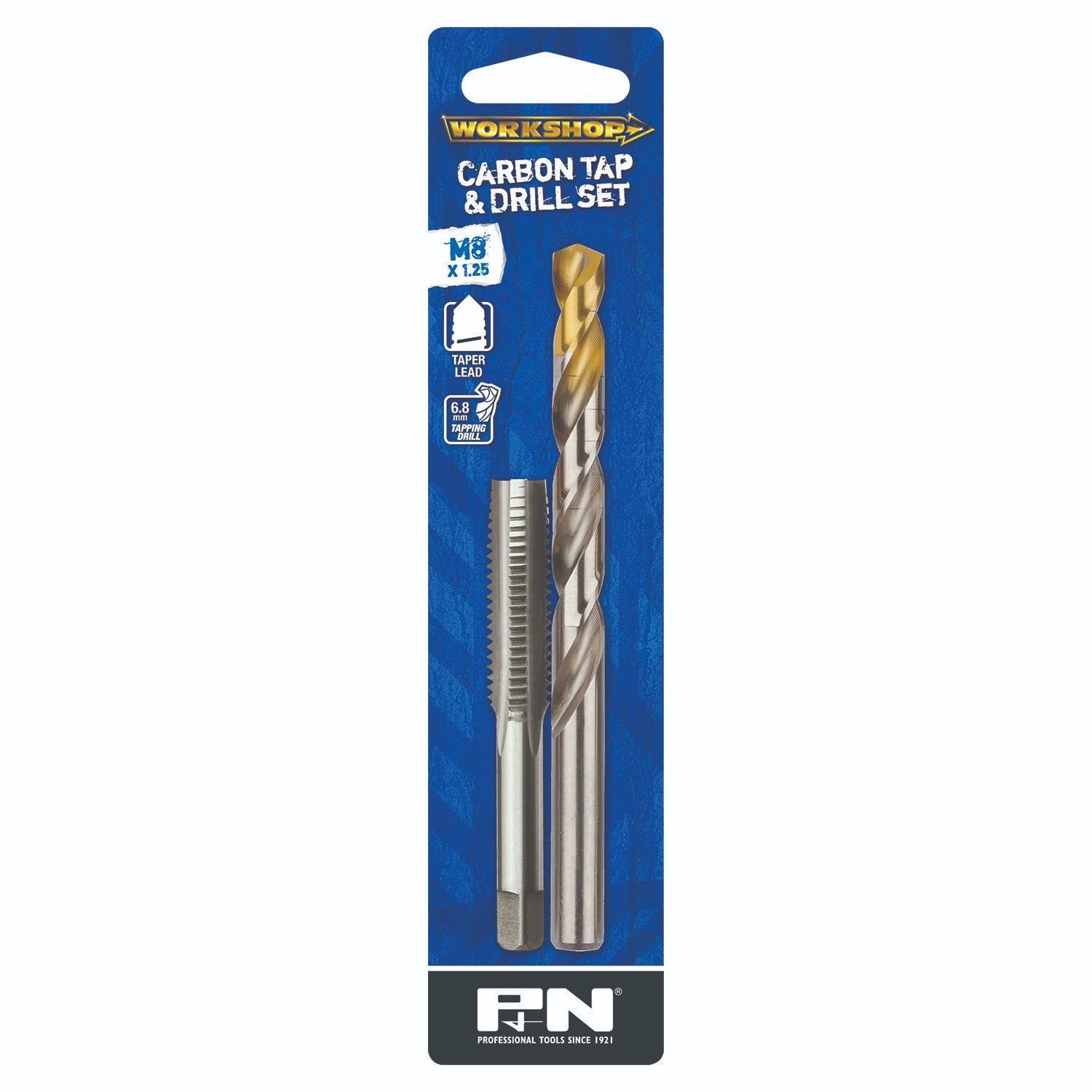 Tap drill set m8x1 25 drill 6 8mm carded p n workshop p n tools